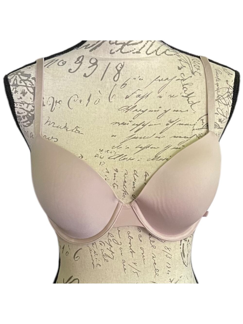 Victoria's Secret Mauve Pink Lined Demi Bra Size 34D